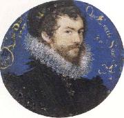 Nicholas Hilliard Self-Portrait,Aged Thirty oil